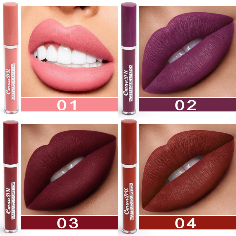 Rossetto Opaco Impermeabile Anti-Macchia - Confezione da 10