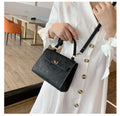 Snake Print Contrast Color Crossbody Shoulder Bag