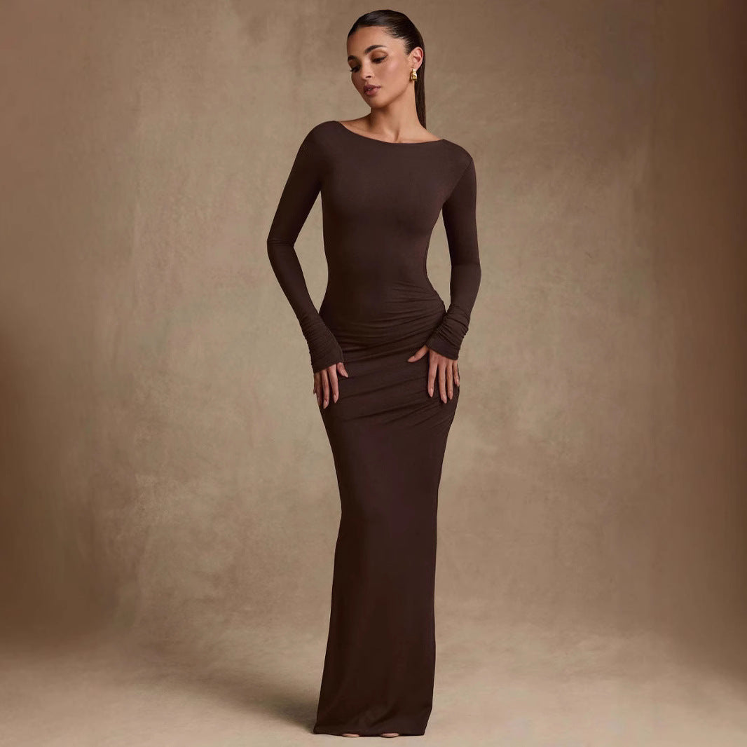 Abito aderente lungo