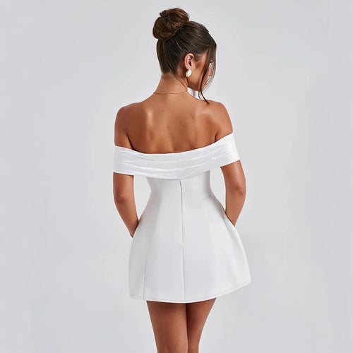 Abito da donna con scollo all'americana, cerniera e schiena scoperta