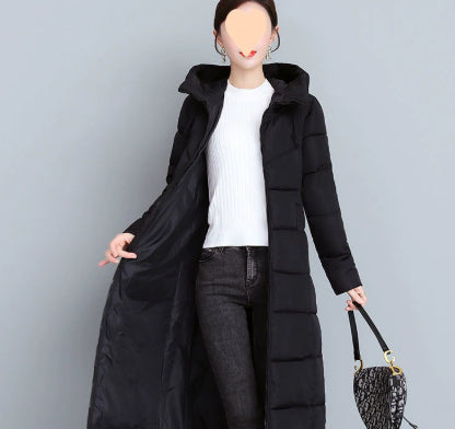 Western Style Plus Size Cotton-padded Clothes Mother's Clothes Winter Clothing Mid-length Cotton-padded Clothes Acrylic Fiber