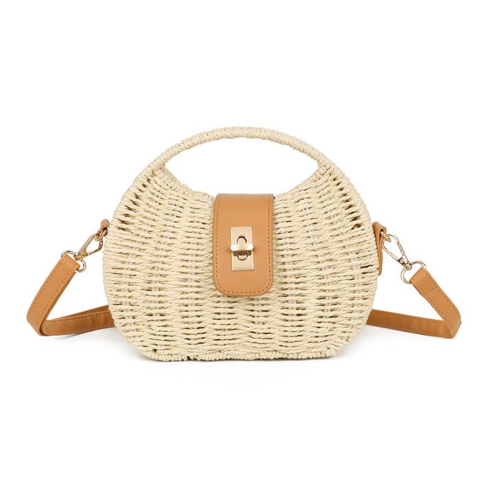 borsa mare donna intrecciata elegante
