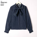 Camicia Denim con Fiocco