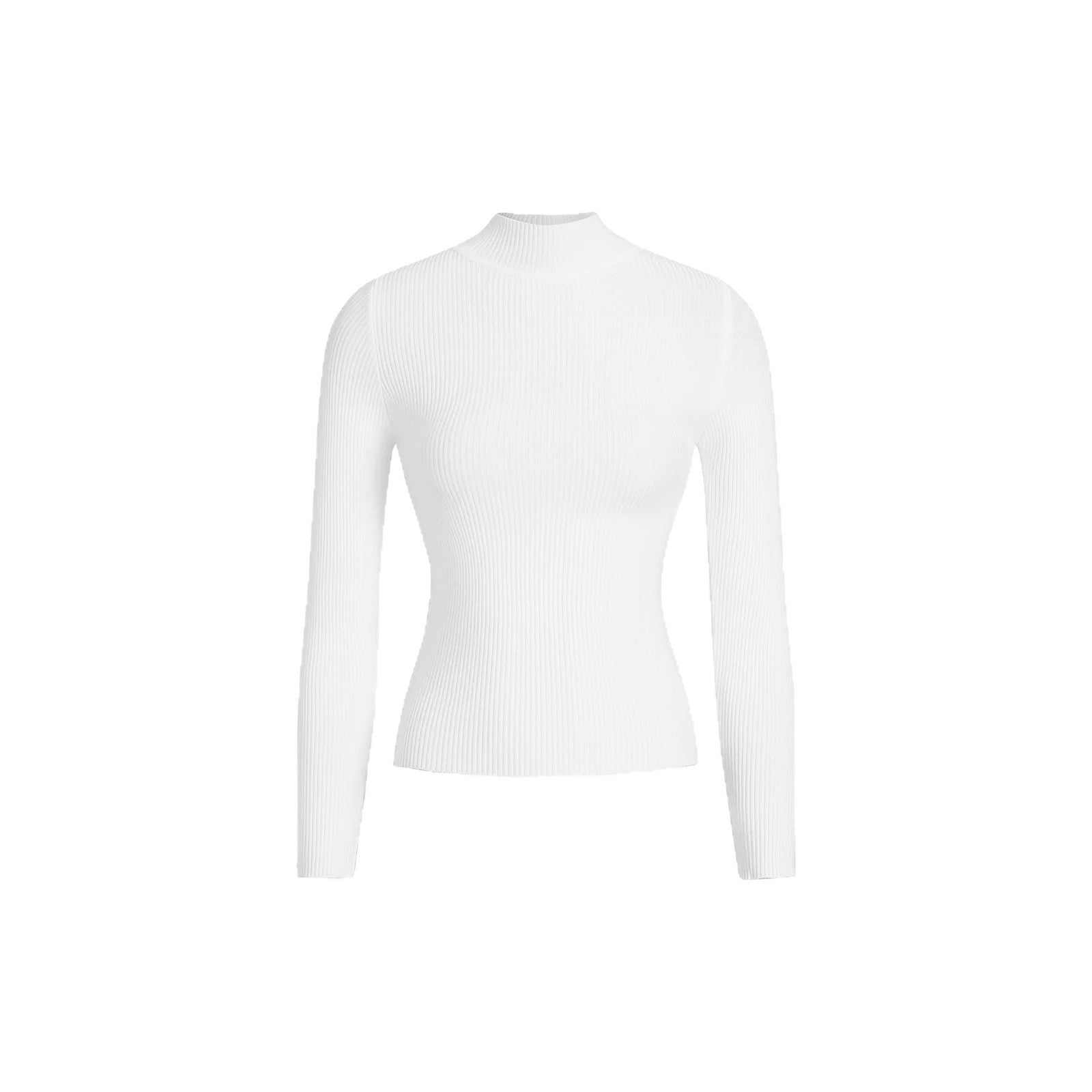 top in maglia aderente donna elegante